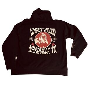 Lainey Wilson Bell Bottom Country Black Hoodie Sweatshirt XLarge